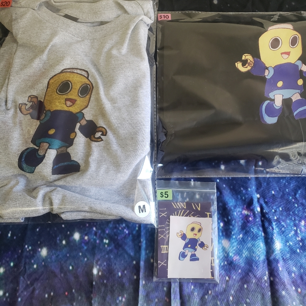 MVC2 Servbot Graphic Design T-Shirt,Bookbag and Stickers
